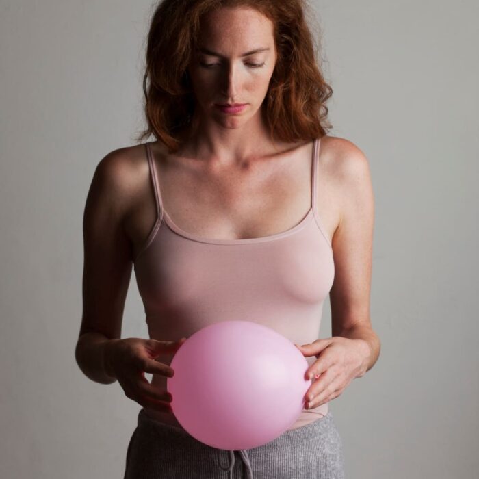 Ventre gonflé ballon